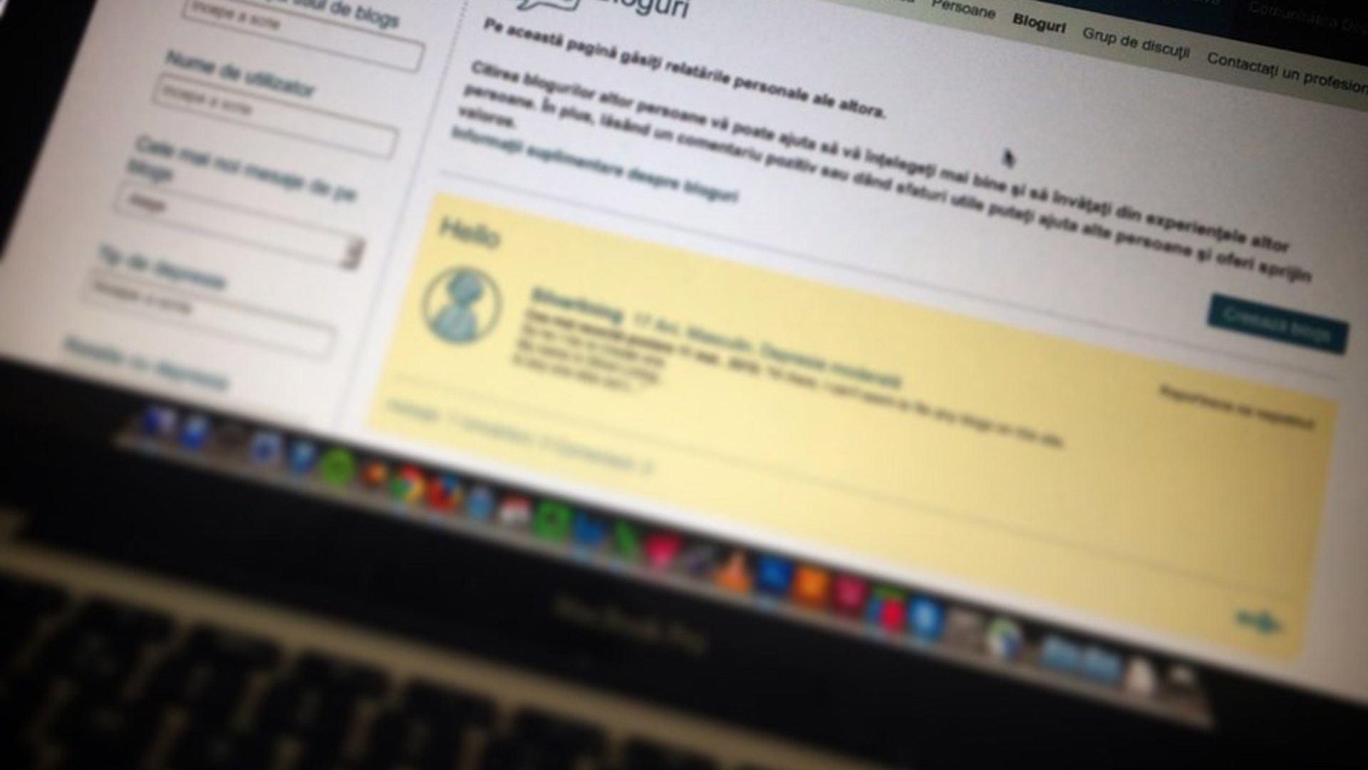 Screenshot van DepNet website