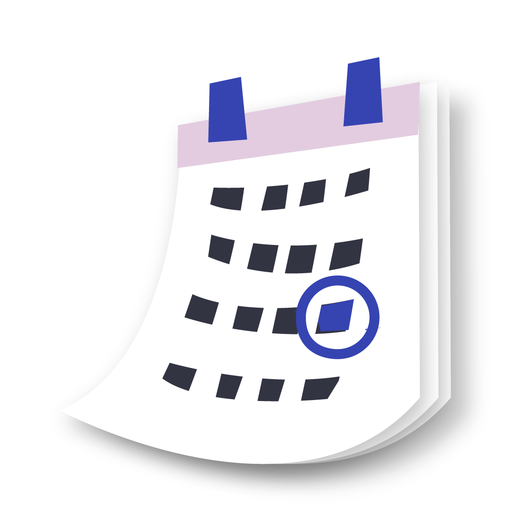 An Icon of a calendar marking the demise of Umbraco V7